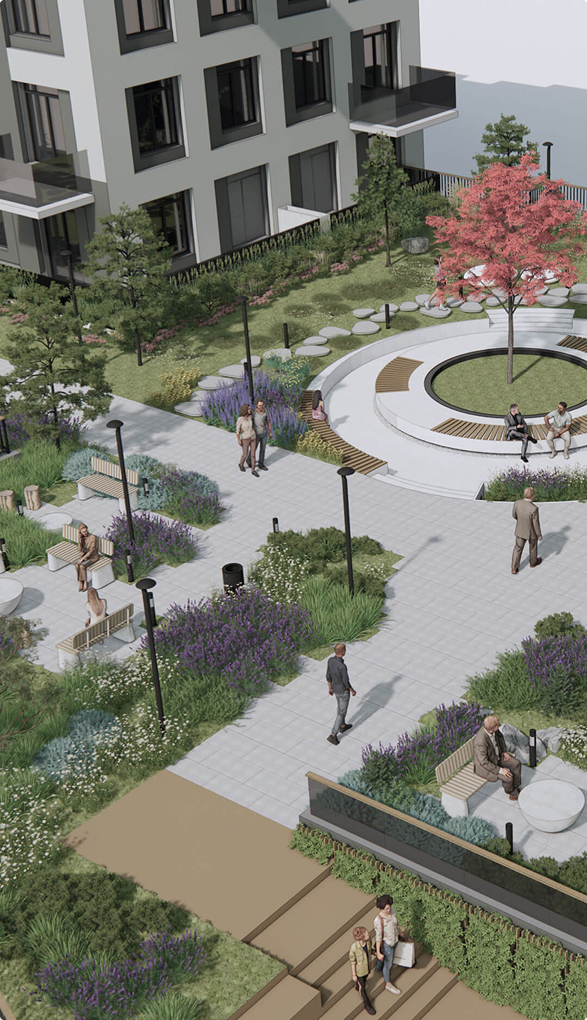 Концепция благоустройства ЖК